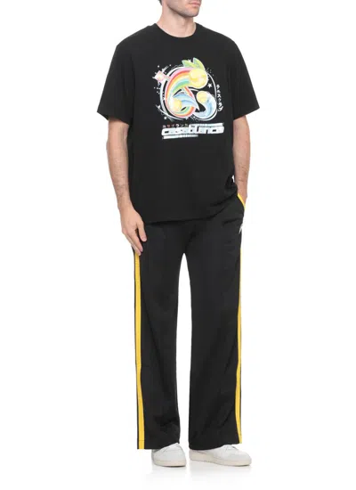 Casablanca Casa Way Mountain Printed T-shirt In Black