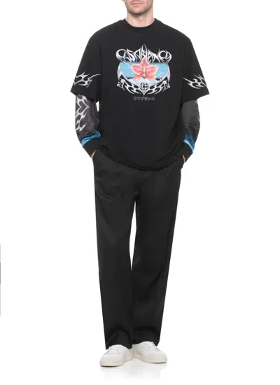 Casablanca Men's Galactic Connection T-shirt In Black