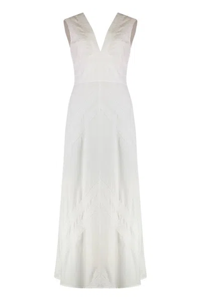 Kristina Ti Cotton Dress In White