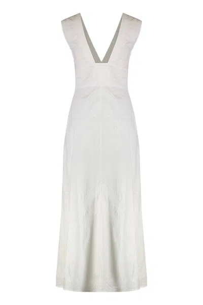 Kristina Ti Cotton Dress In White