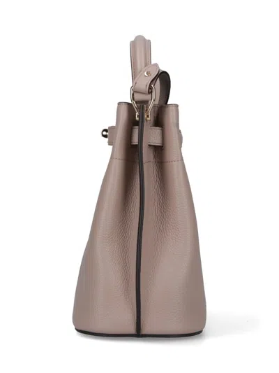 Mulberry Islington Bucket Bag In Gray