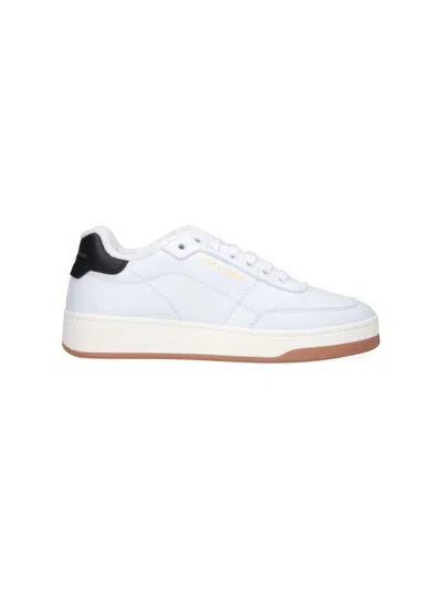 Saint Laurent Sl61 Leather Sneaker In White