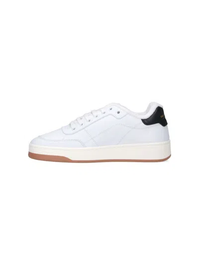 Saint Laurent Sl61 Leather Sneaker In White