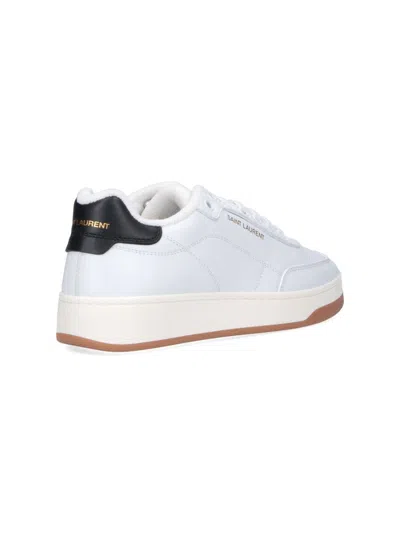 Saint Laurent Sl61 Leather Sneaker In White