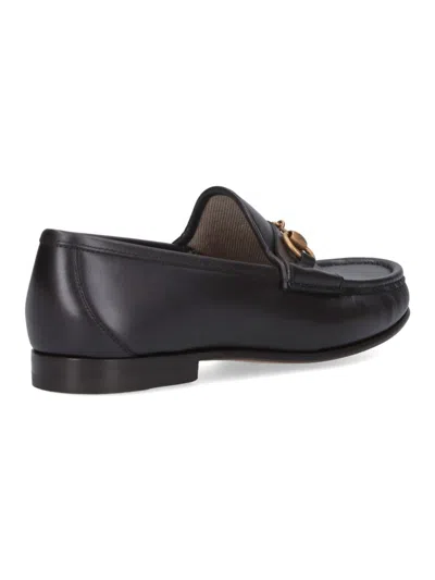 Gucci Men Horsebit 1953 Leather Loafer In Brown