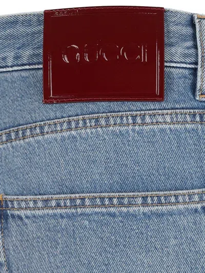 Gucci Straight Jeans In Blue