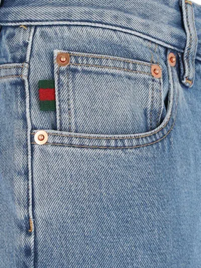 Gucci Straight Jeans In Blue