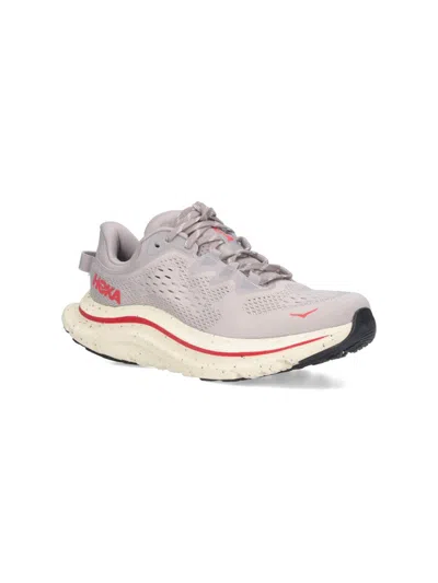Hoka Kawana 2 Perforated Sneakers In Nude