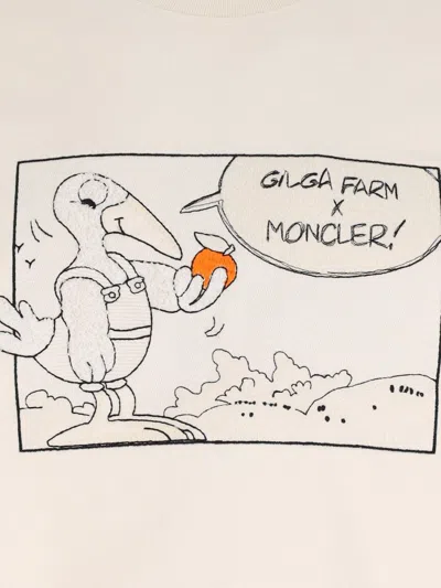 Moncler Genius Cotton Sweatshirt In Neutral