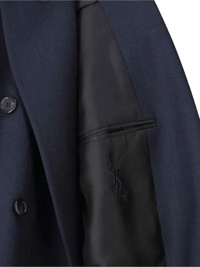 Saint Laurent Jackets In Blue