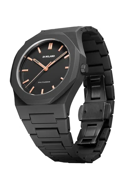 D1 Milano Polycarbonate 40.5mm Watch In Black
