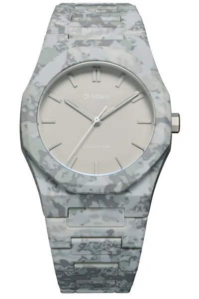D1 Milano Polycarbonate 40.5mm Watch In Gray