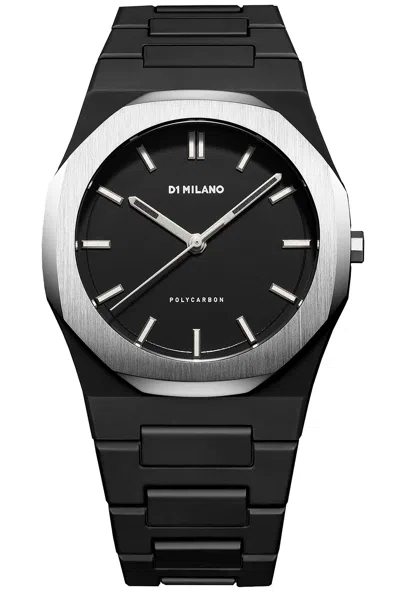 D1 Milano Polycarbonate 40.5mm Watch In Black