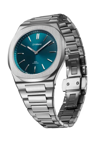D1 Milano Ultra Thin Steel 39mm Watch In Blue