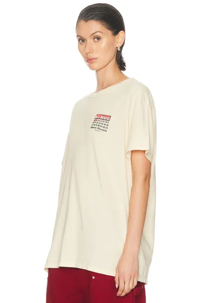 Maison Margiela Short Sleeve T-shirt In Neutral