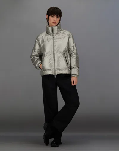 Herno Laminar Jacket In Metallic Shield In Multi