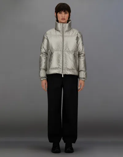 Herno Laminar Jacket In Metallic Shield In Multi