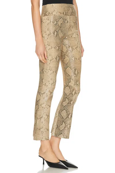Sprwmn Ankle Flare Leg Pant In Brown