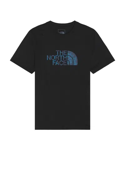 The North Face Evolution Regenerative Ink Half Dome Tee In Black