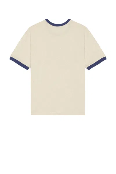 Palmes Remember Ringer T-shirt In White