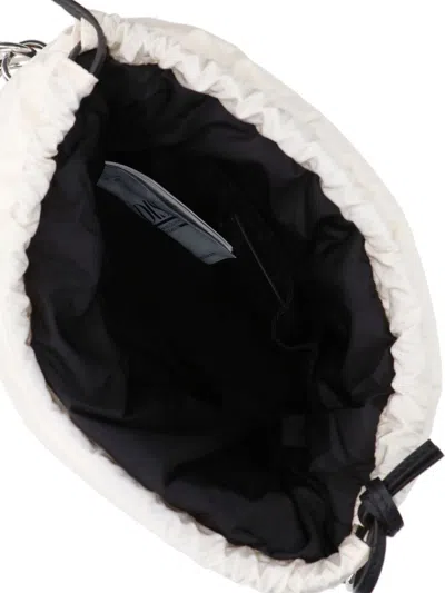 Moncler "caradoc" Bucket Bag In White