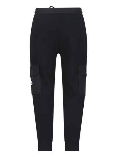 Moncler Casual Trousers Adjustable Fit In Black