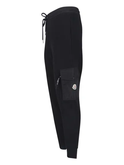 Moncler Casual Trousers Adjustable Fit In Black
