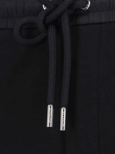 Moncler Casual Trousers Adjustable Fit In Black