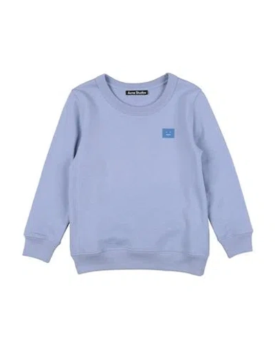 Acne Studios Toddler Girl Sweatshirt Light Blue Size 6 Organic Cotton In Blue