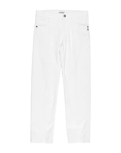 Bikkembergs Toddler Boy Pants White Size 4 Cotton, Elastane In White