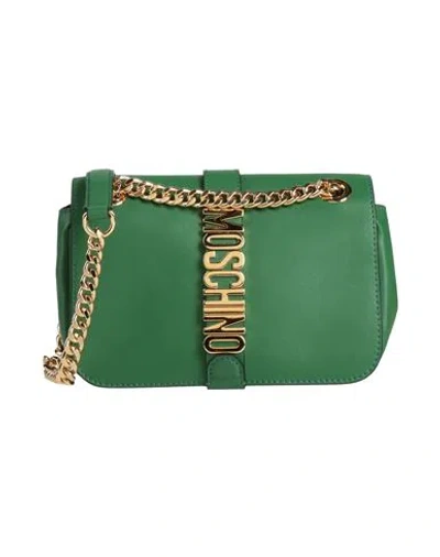 Moschino Couture Woman Cross-body Bag Green Size - Leather In Green