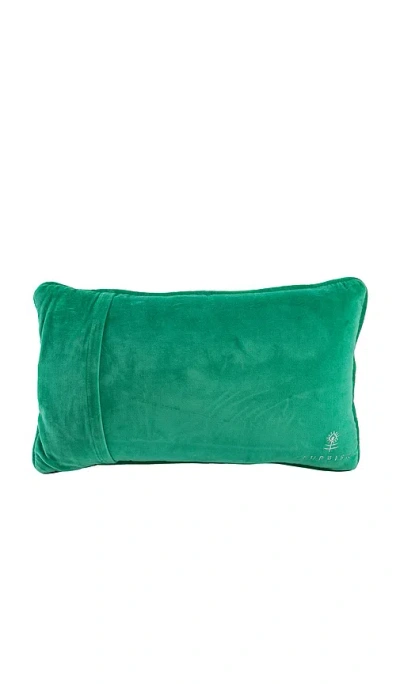 Furbish Studio More Issues Than Vogue Needlepoint Pillow In Green