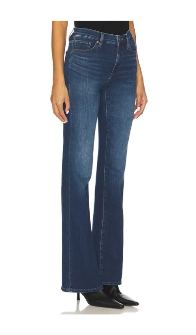 Frame Le Pixie High Flare Jeans In Blue