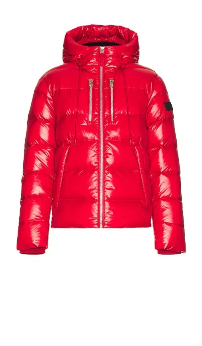 Mackage Victor Puffer Jacket In Red