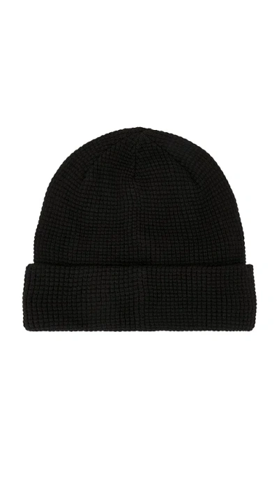 Travismathew Cloud Waffle Beanie In Black