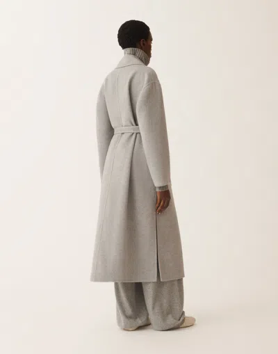 Fabiana Filippi Double-faced Wool And Cashmere Coat In Gray