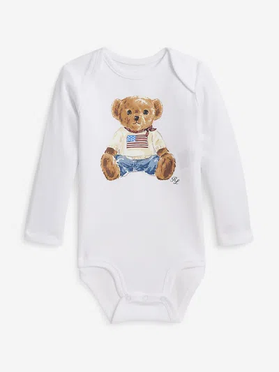 Ralph Lauren Baby Boys Bear Bodysuit Set In Multi