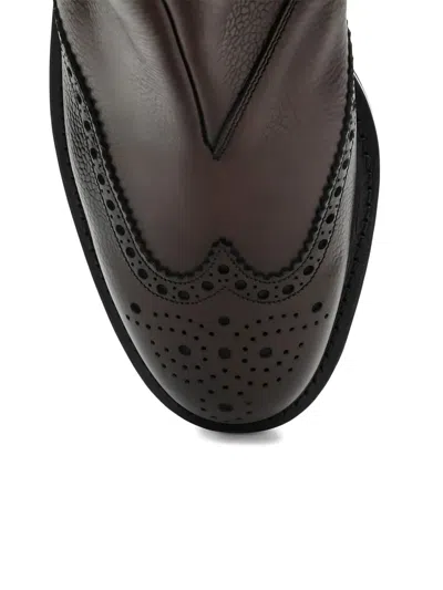 纹理切尔西皮靴