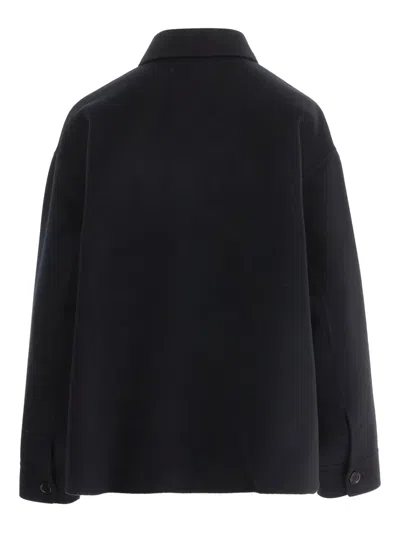 Aspesi Buttoned Shirt Jacket In Black