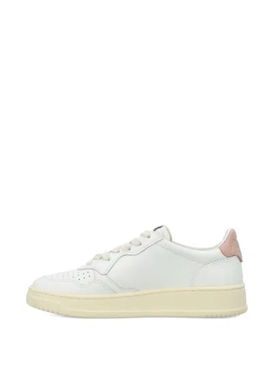 Autry Medalist Aulw Ll26 Sneakers Woman Whire And Pink In White