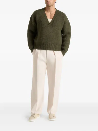 Manière De Voir Chad Sweater In Green