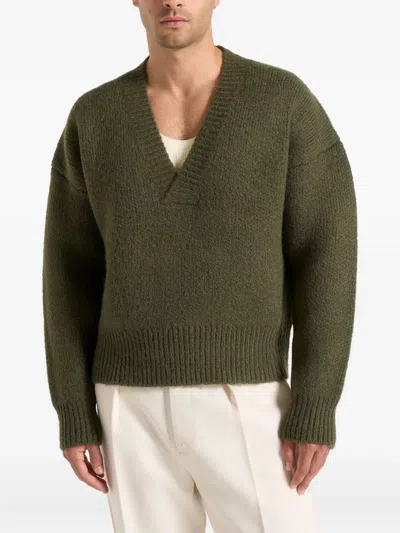 Manière De Voir Chad Sweater In Green