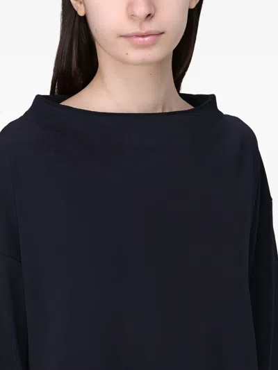Liviana Conti Boat-neck Knitted Top In Black