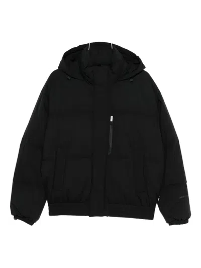 Laminar Hooded Padded Jacket In Black
