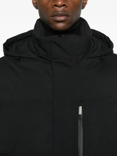 Laminar Hooded Padded Jacket In Black