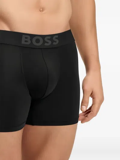 Hugo Boss Boss 3-pack Stretch Boxer Briefs In Black