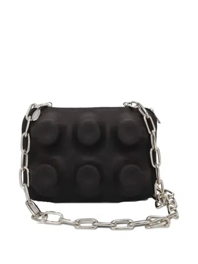 Doublet Egg Pack Messenger Bag In Black