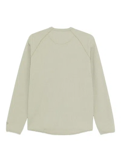 Goldwin Waffle-knit Performance T-shirt In Neutral