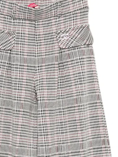 Liu •jo Check-pattern Trousers In Neutral