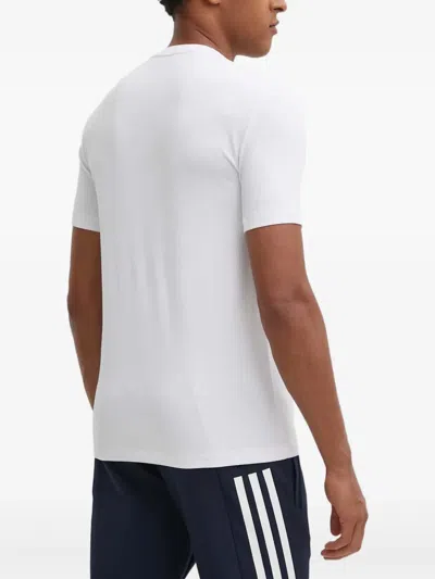 Ea7 Logo Patch T-shirt In White